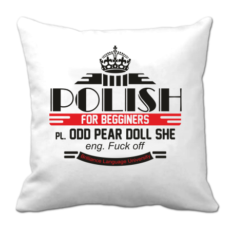 Polish for begginers Odd Pear Doll She - Poduszka 