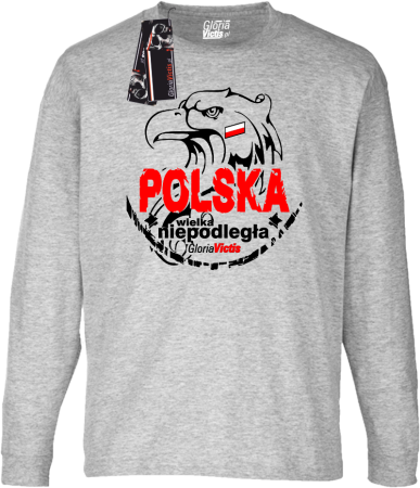 Polska WIELKA Niepodległa - Longsleeve dziecięcy 