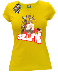 Selfie Santa Friends zolty