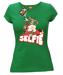 Selfie Santa Friends Zielony