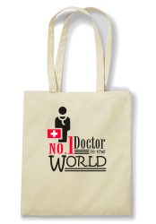 No1 Doctor in the world - Torba EKO beż