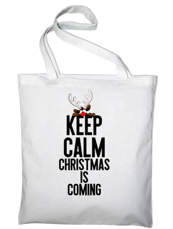 Keep calm christmas is coming - Torba na zakupy