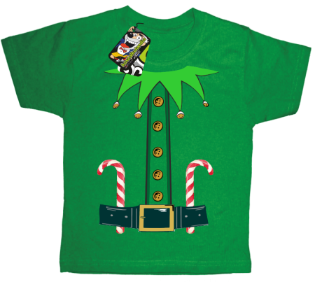Christmas Elf Strój - koszulka świąteczna dziecięca