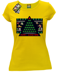 Merry Christmas Retro Games ŻÓŁTA