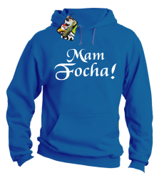 Mam Focha - Bluza męska z kapturem niebieski