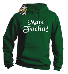 Mam Focha - Bluza męska z kapturem zieleń
