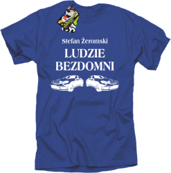 Stefan Żeromski Ludzie Bezdomni - Koszulka męska niebieski