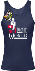 No1 Doctor in the world - Top damski granat
