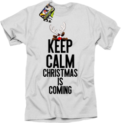 Keep calm christmas is coming biala
