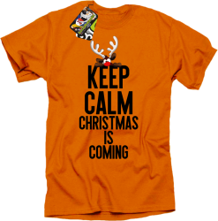 Keep calm christmas is coming pomarancz