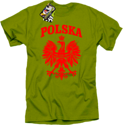 Polska - Koszulka męska kiwi