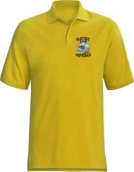 OJCIEC I SYN NIE ZAWSZE SIĘ ZGADZAJĄ ale zawsze się wspierają - Koszulka męska POLO żółty