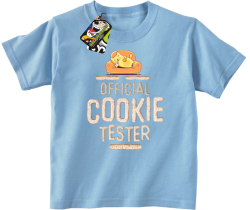 Official Cookie Tester blekitny