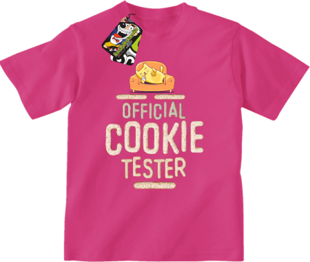 Official Cookie Tester - koszulka świąteczna dziecięca