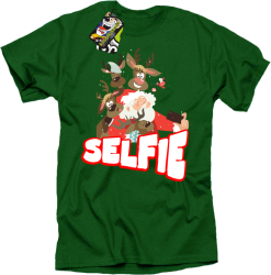 Selfie Santa Friends Zielona