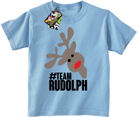 #TeamRudolph ART - koszulka dziecięca świąteczna