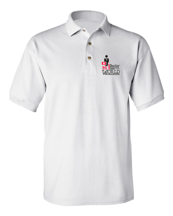 No1 Doctor in the world - Koszulka męska POLO biała