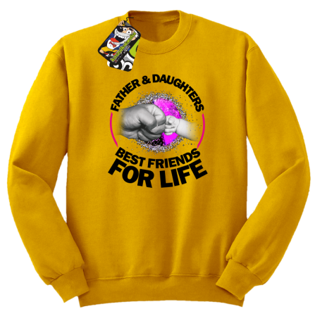 Father and Daughters best friends for life - Bluza męska STANDARD